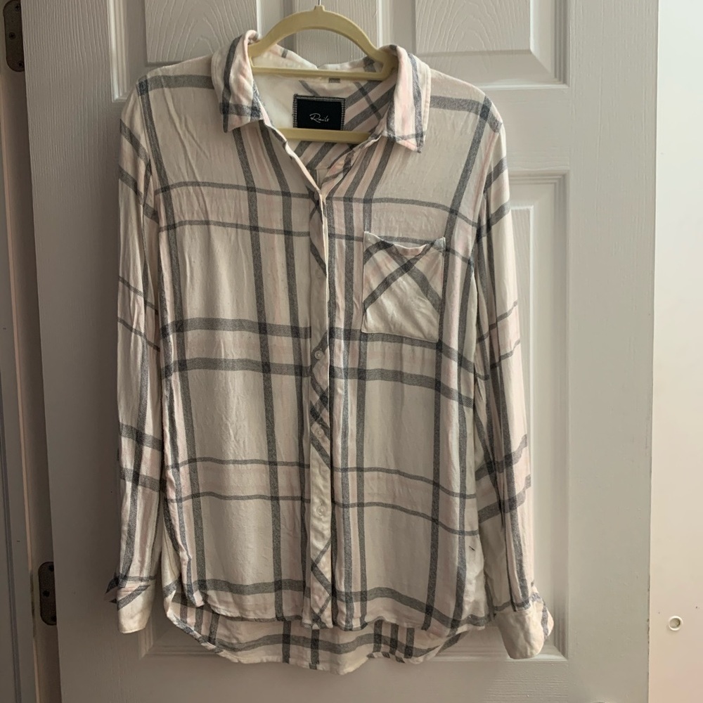 Rails plaid flannel shirt